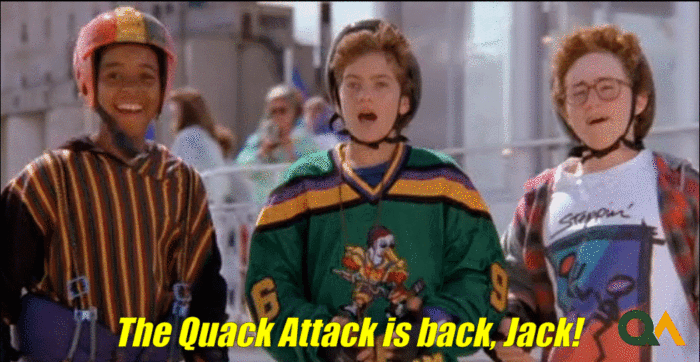 the quack attack is back, jack! — MIGHTY DUCKS MEME: favorite