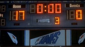 Hawks final score over the Mighty Ducks