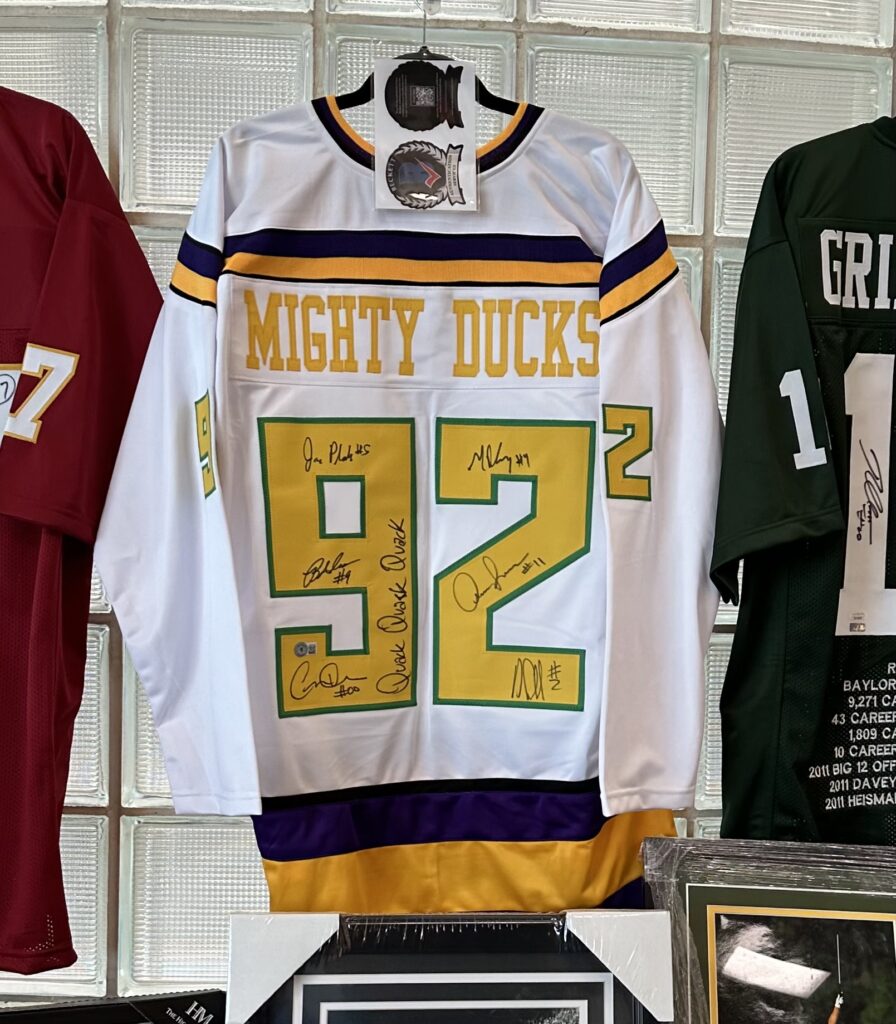 Mighty Ducks memorabilia