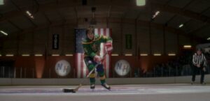Charlie Conway taking a penalty shot